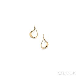 18kt Gold Earpendants, Michael Good